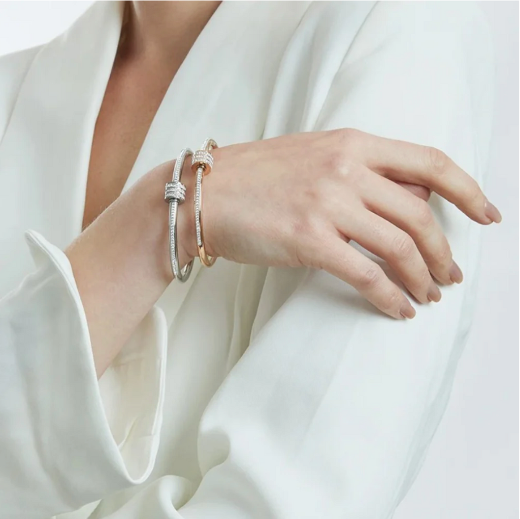 Pulseira Diana - Aço Inoxidável Cravejada com Zircônia