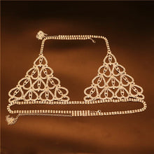 Carregar imagem no visualizador da galeria, Body Chain com Cristais Harness Glam