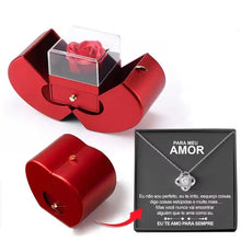 Carregar imagem no visualizador da galeria, Caixa Amor Infinito + Colar Exclusivo Cravejado com Zircônia